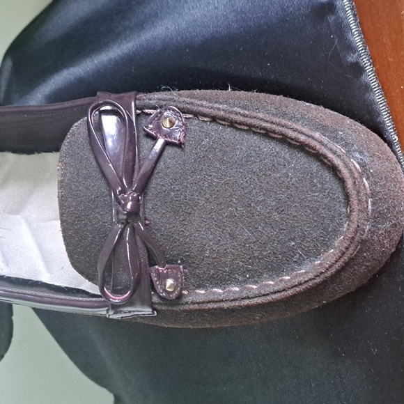 #* AVON Cushion walk NBW brown/ Shiny Slip in Woman loafer size 9 - Picture 3 of 11